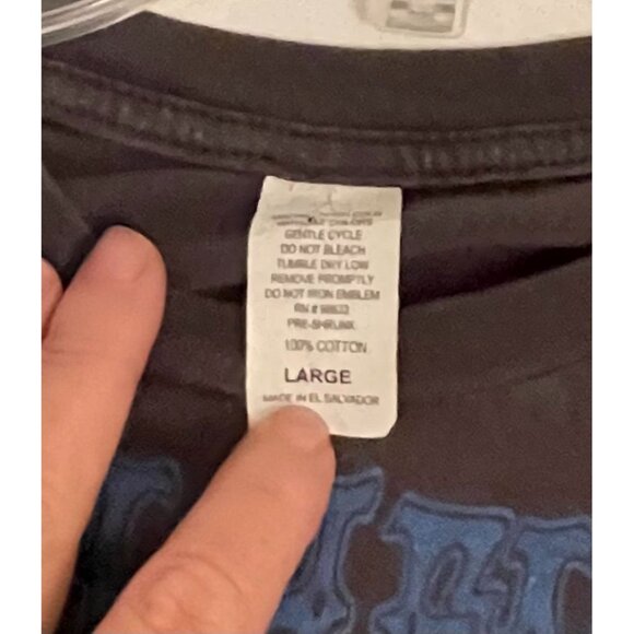 VTG 90s NOT a REPRINT! Jimi Hendrix Collage Rock Tee T-Shirt Men's Size L Guita - Picture 11 of 11